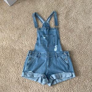 Denim Shorts Overalls!